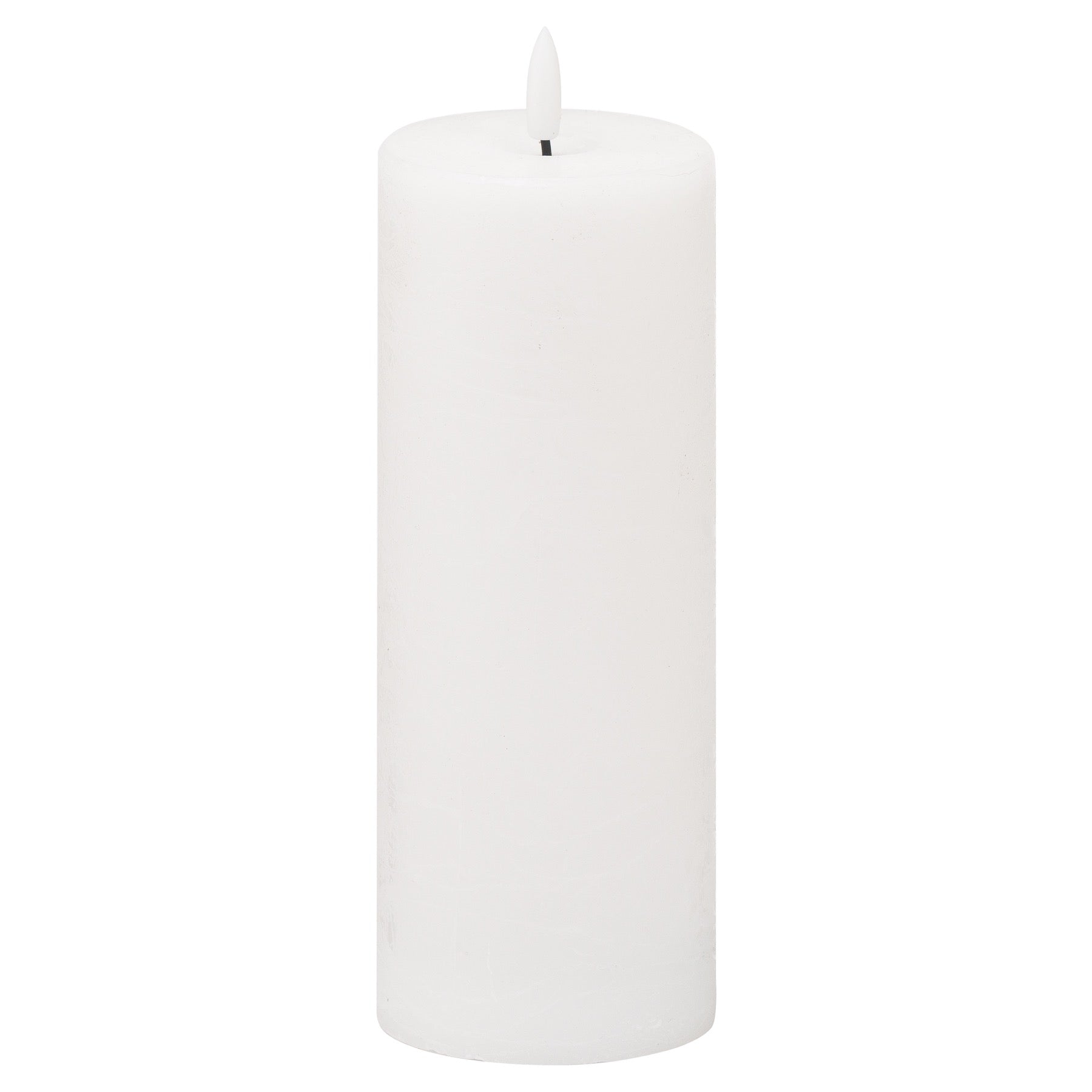 Luxe Collection Natural Glow LED White Candle - 3 x 8 inch