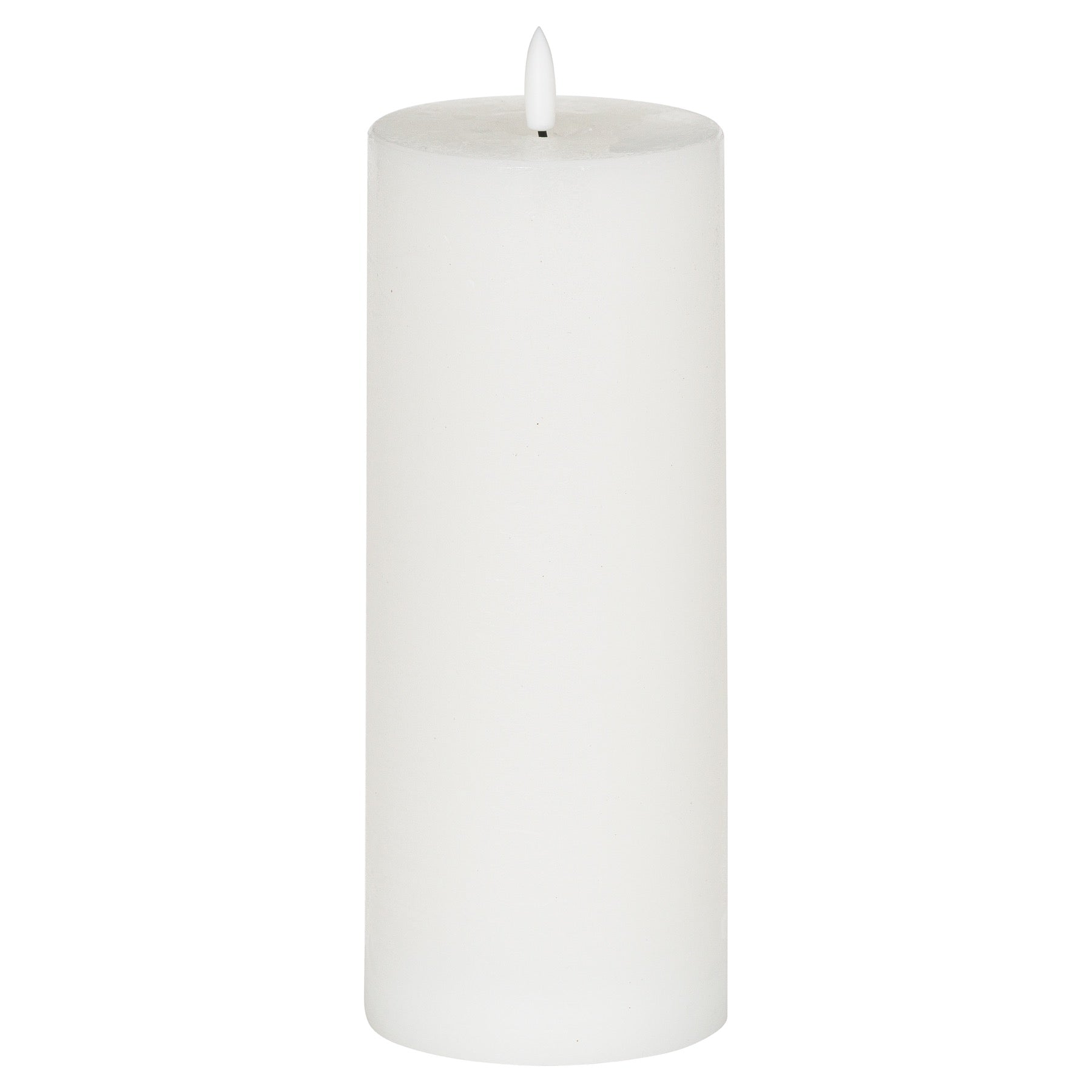 Luxe Collection Natural Glow LED White Candle - 3.5 x 9 inch