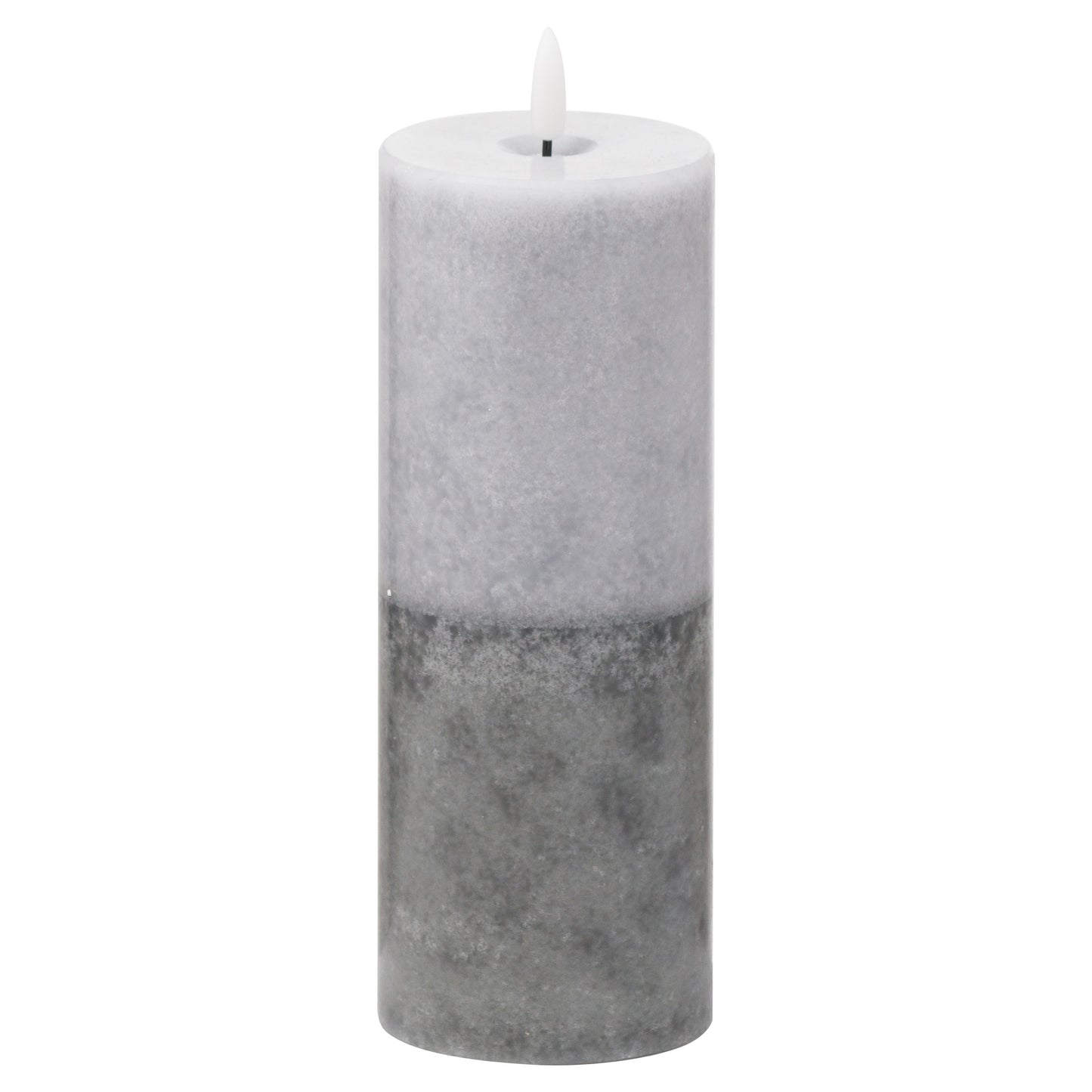 Luxe Collection Natural Glow Stone LED Candle - 3 x 8 inch