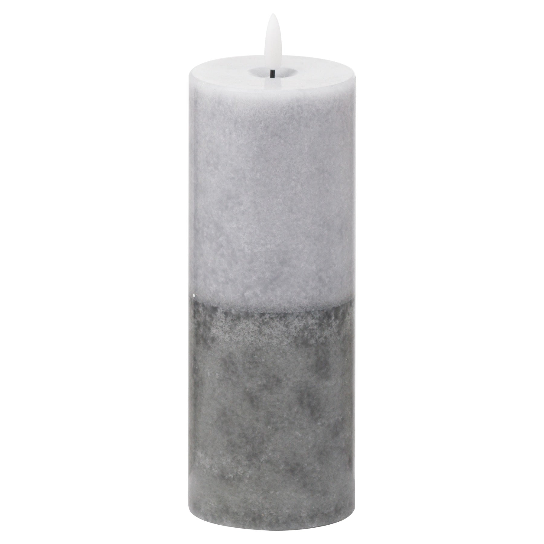 Luxe Collection Natural Glow Stone LED Candle - 3 x 8 inch