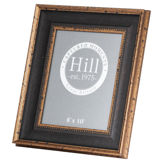 Black And Antique Gold Beaded Photo Frame - 8 x 10 inch