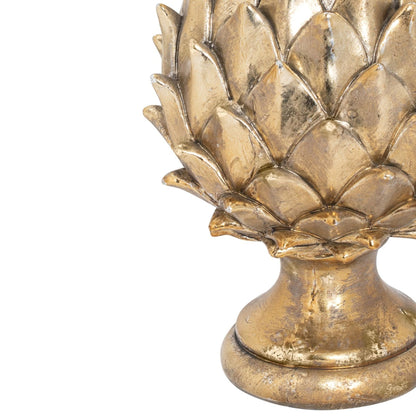 Tall Gold Pinecone Finial - Large