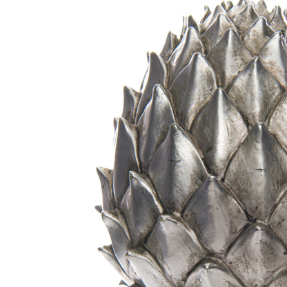 Silver Pinecone Finial - Large
