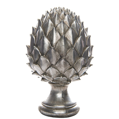 Silver Pinecone Finial - Large