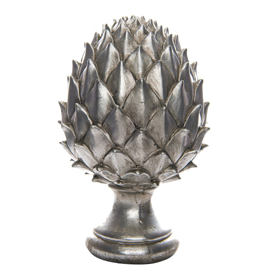 Silver Pinecone Finial - Large