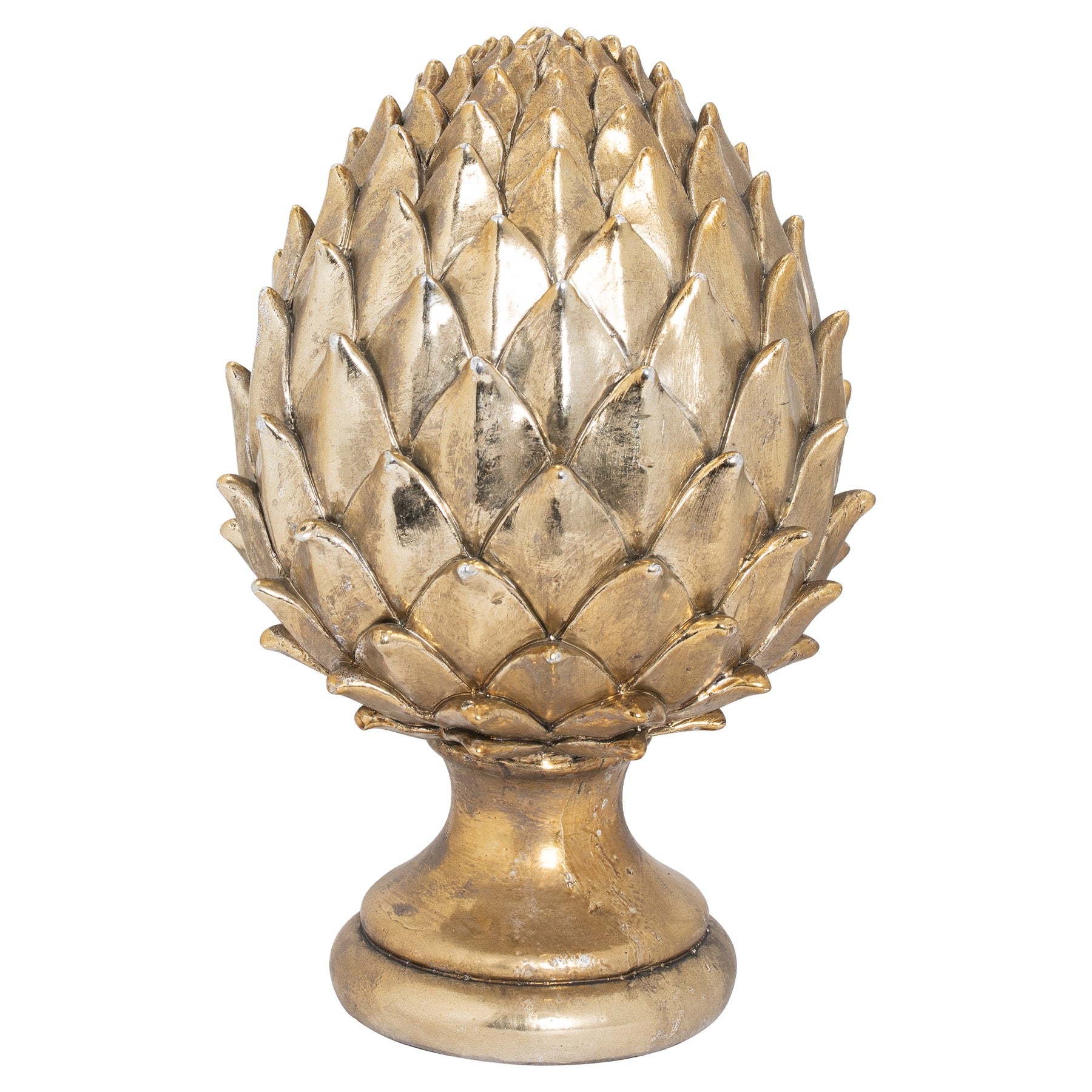 Gold Pinecone Finial - Large