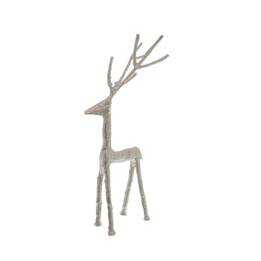 Silver Standing Stag Ornament - Small