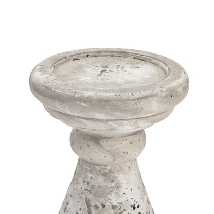 Stone Ceramic Candle Holder - Large