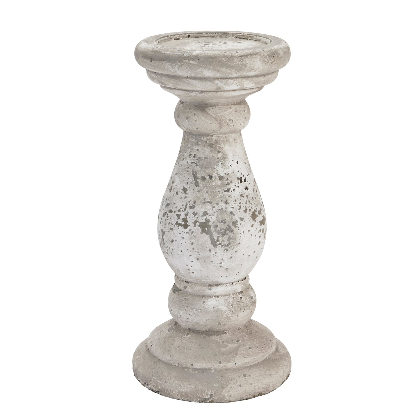 Stone Ceramic Candle Holder - Large