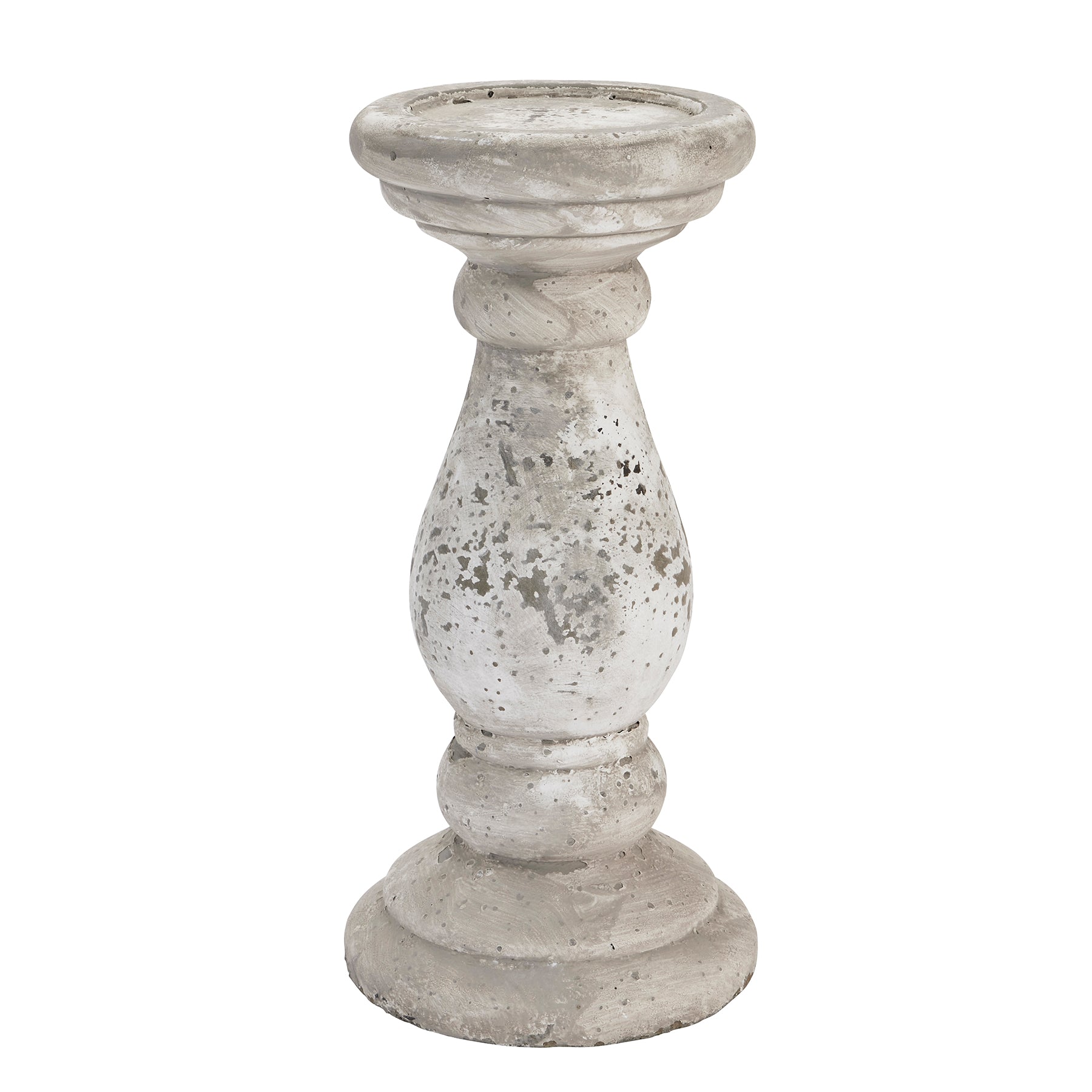 Stone Ceramic Candle Holder - Large