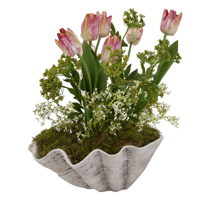 Ceramic Adele Shell Bowl - Large
