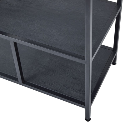 Black Multi Shelf Unit - Large