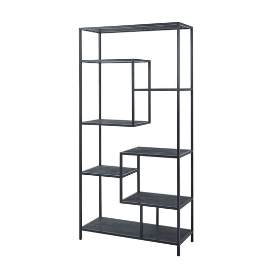 Black Multi Shelf Unit - Large