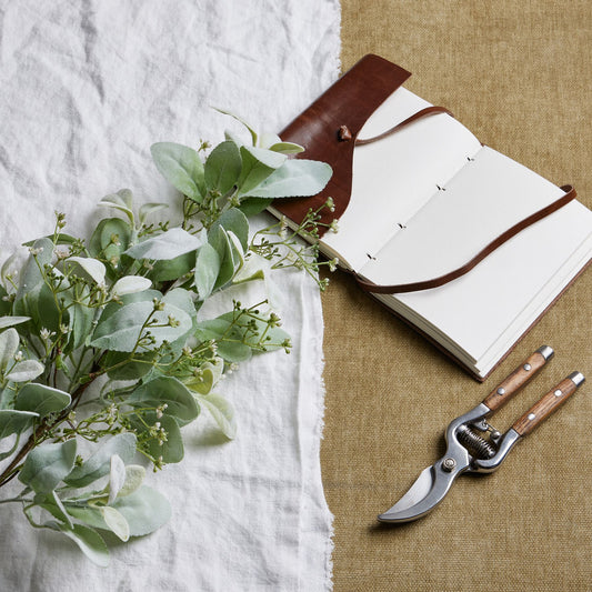 Winter Sprig With Lambs Ear And Wax Flower - Large