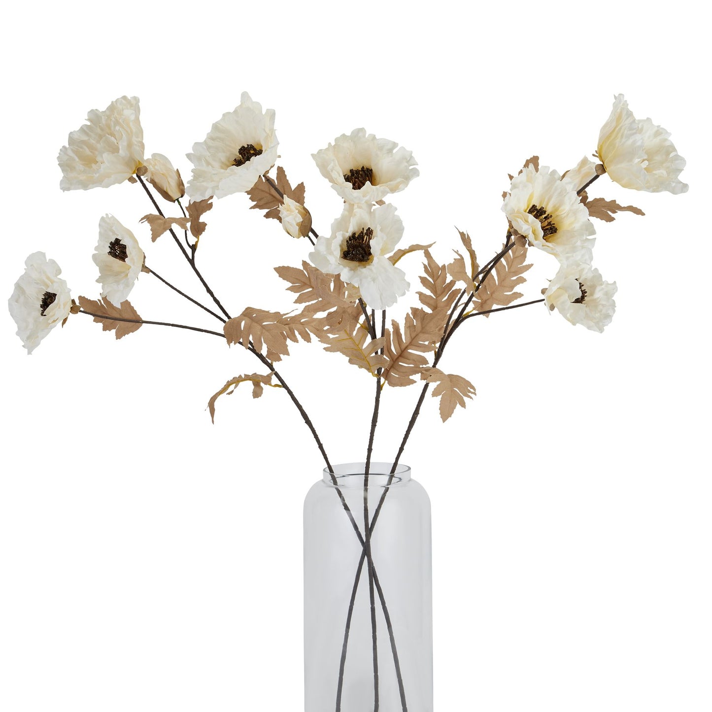 White Poppy Stem - Large