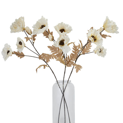 White Poppy Stem - Large
