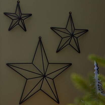 Matt Black Convexed Star Frame - Medium