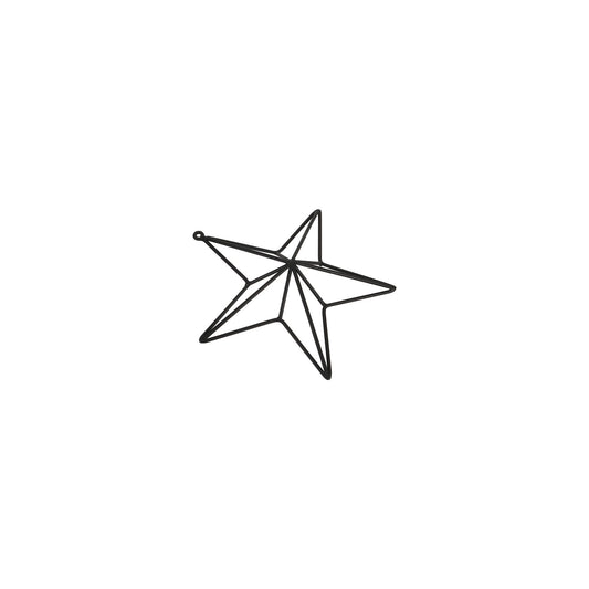 Matt Black Convexed Star Frame - Medium