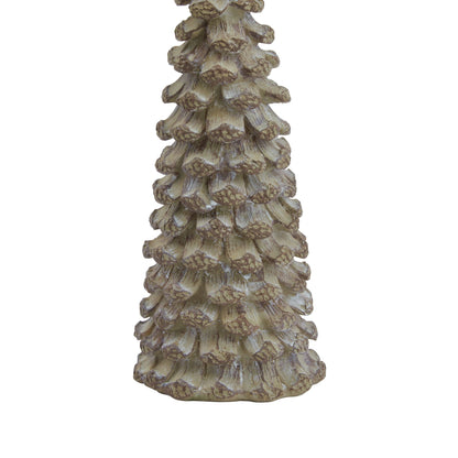 Beige Cedar Tree With Star - Small