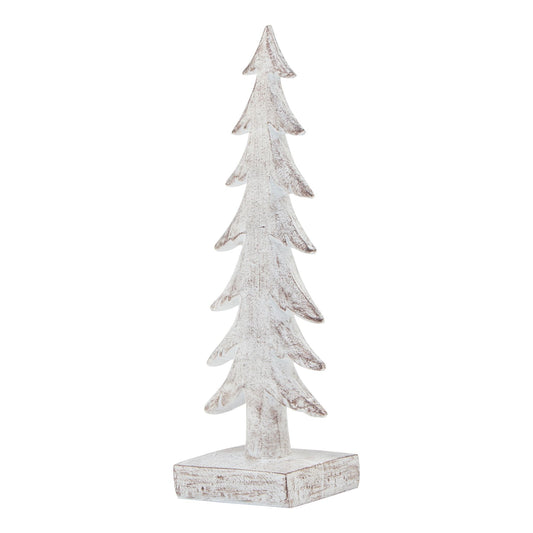 Snowy Forest Tree Sculpture - Medium