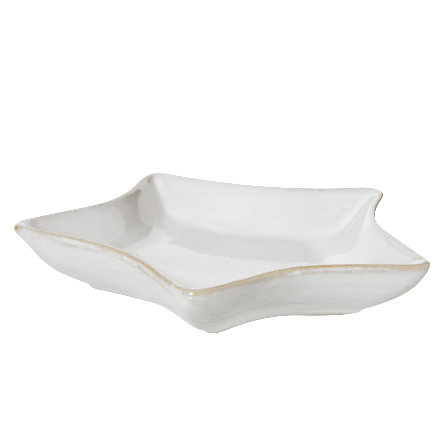 White Ceramic Star Dish - Small