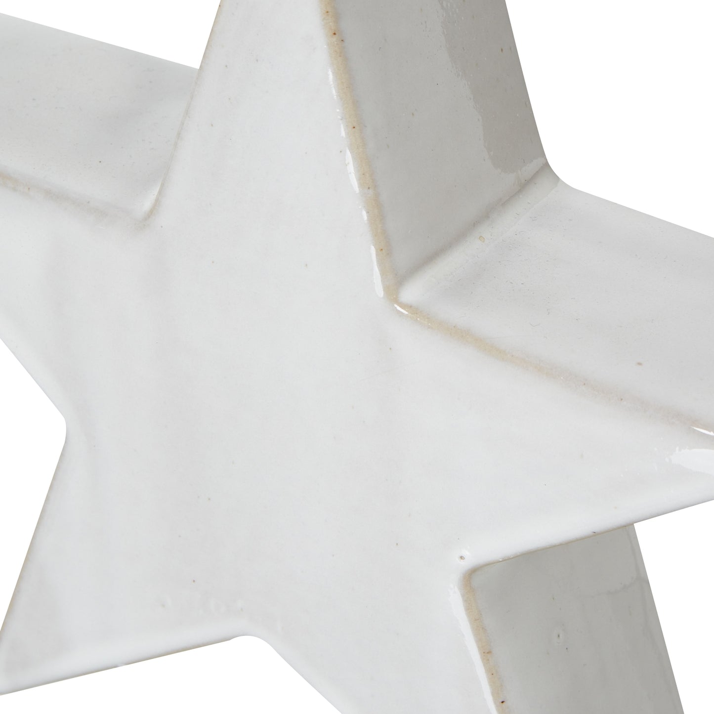 Ceramic Standing Star Decoration - Large