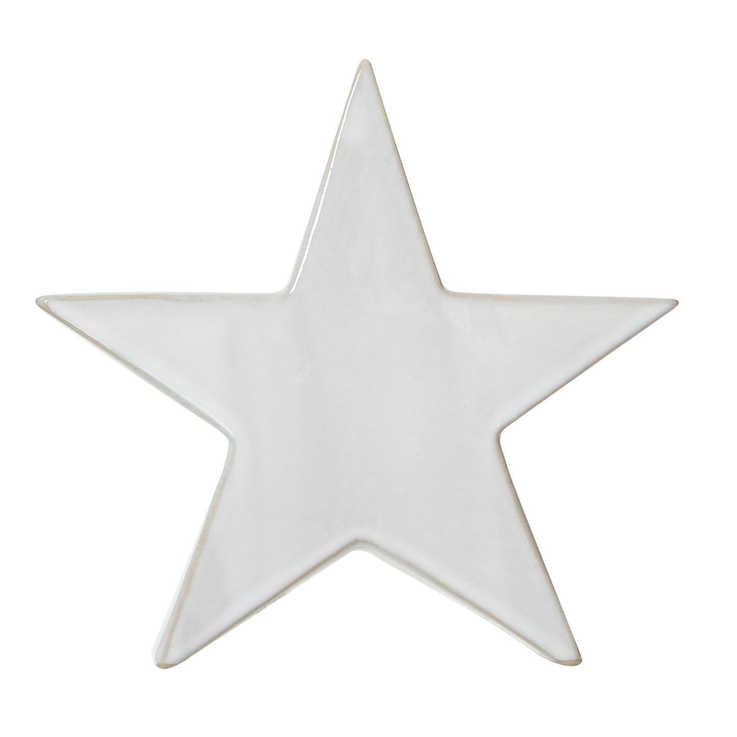 Ceramic Standing Star Decoration - Large