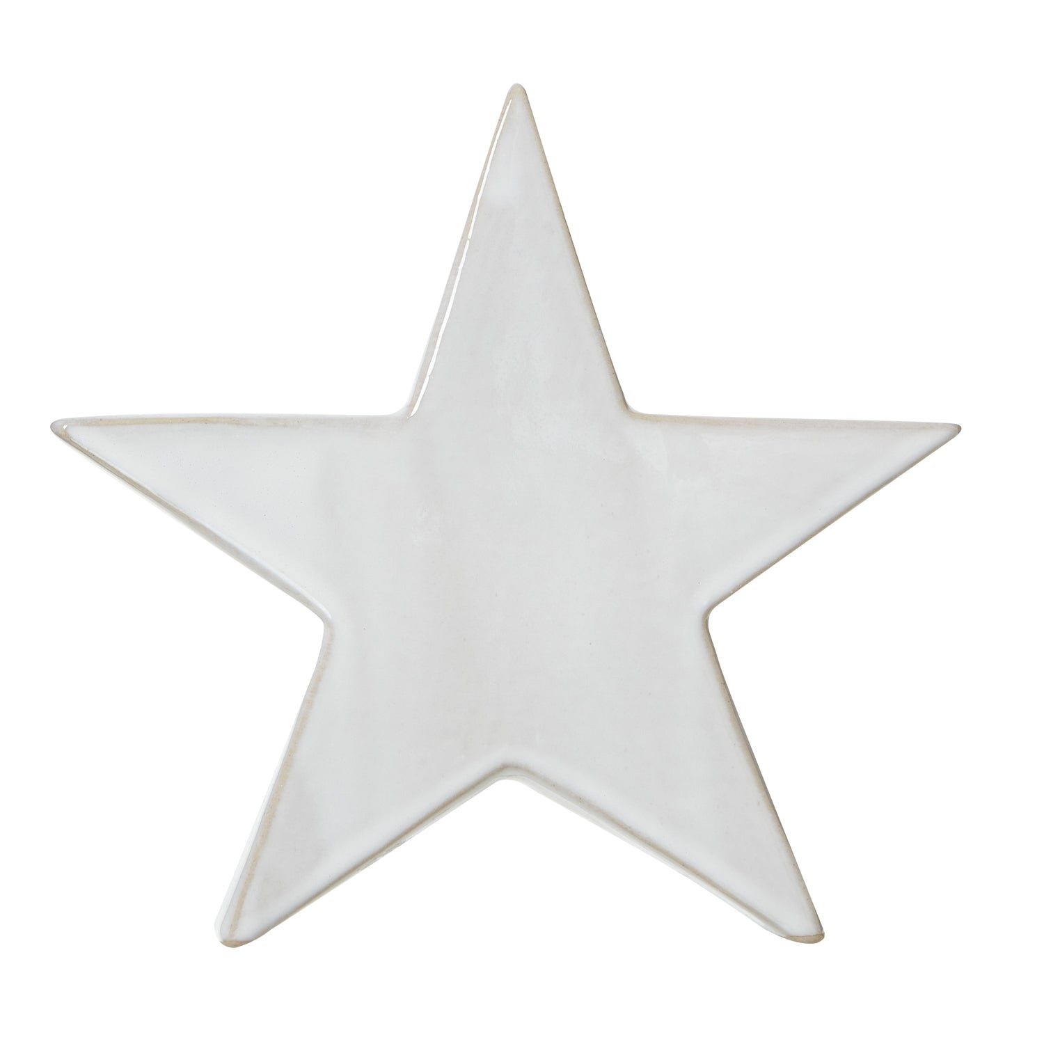 Ceramic Standing Star Decoration - Large