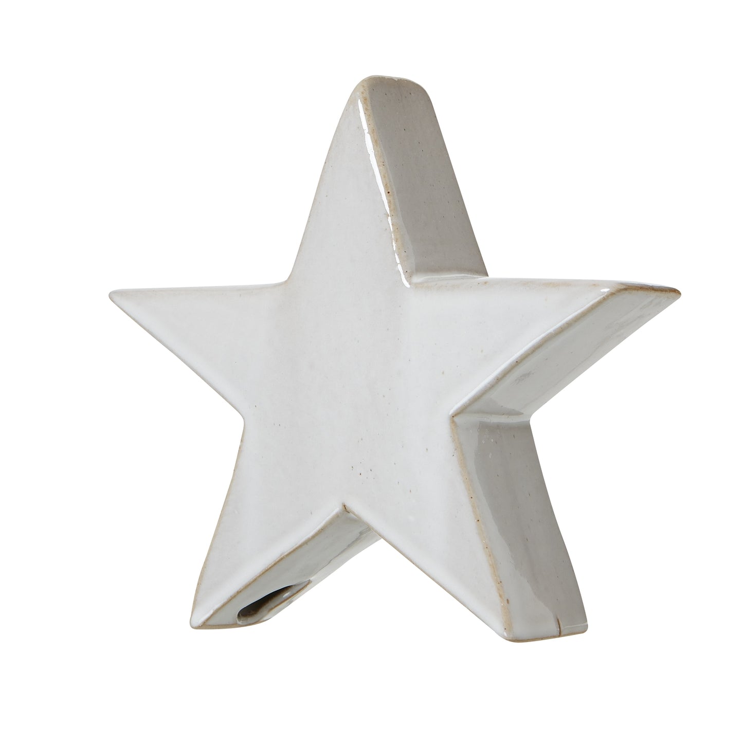 Ceramic Standing Star Decoration - Medium
