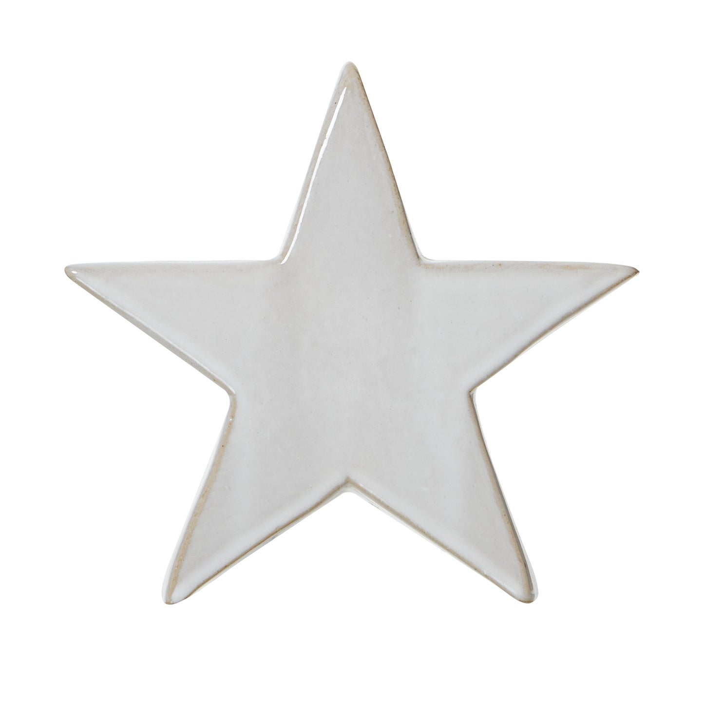 Ceramic Standing Star Decoration - Medium