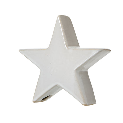 Ceramic Standing Star Decoration - Small