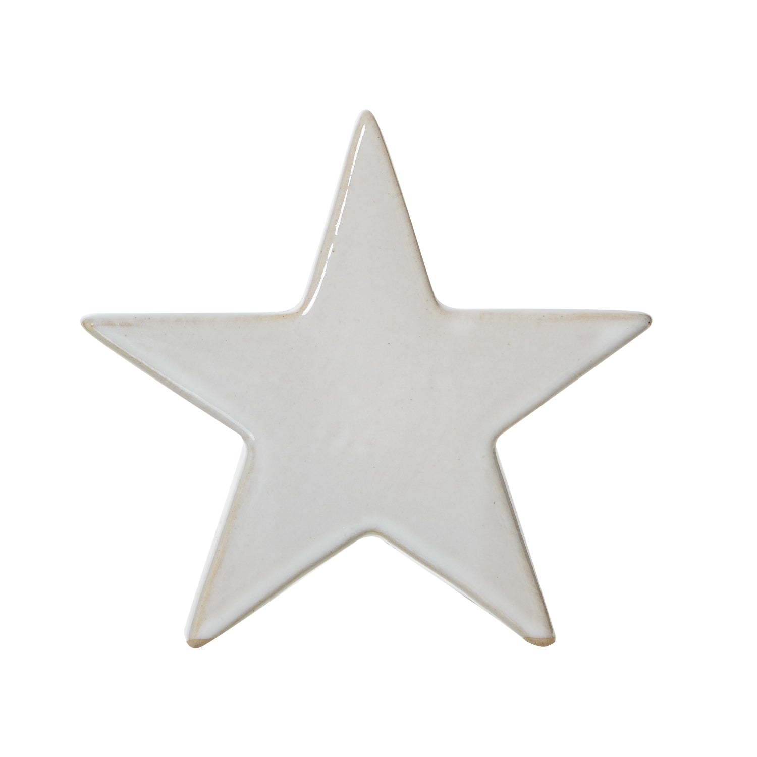 Ceramic Standing Star Decoration - Small