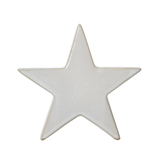 Ceramic Standing Star Decoration - Small