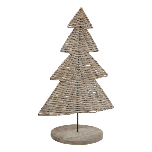 The Noel Collection Wicker Tree Ornament - Large
