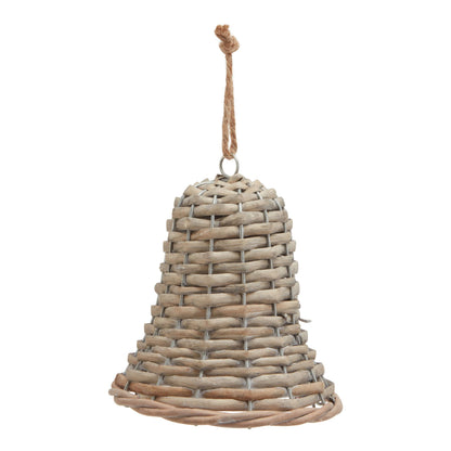 The Noel Collection Wicker Bell Decoration - Medium