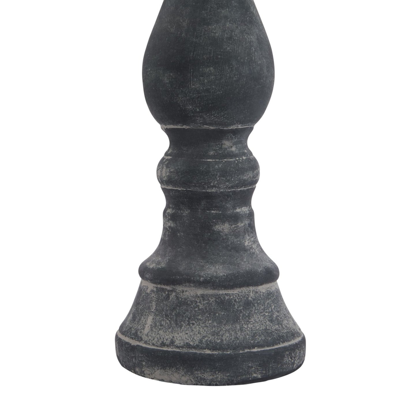 Amalfi Grey Column Candle Holder - Large