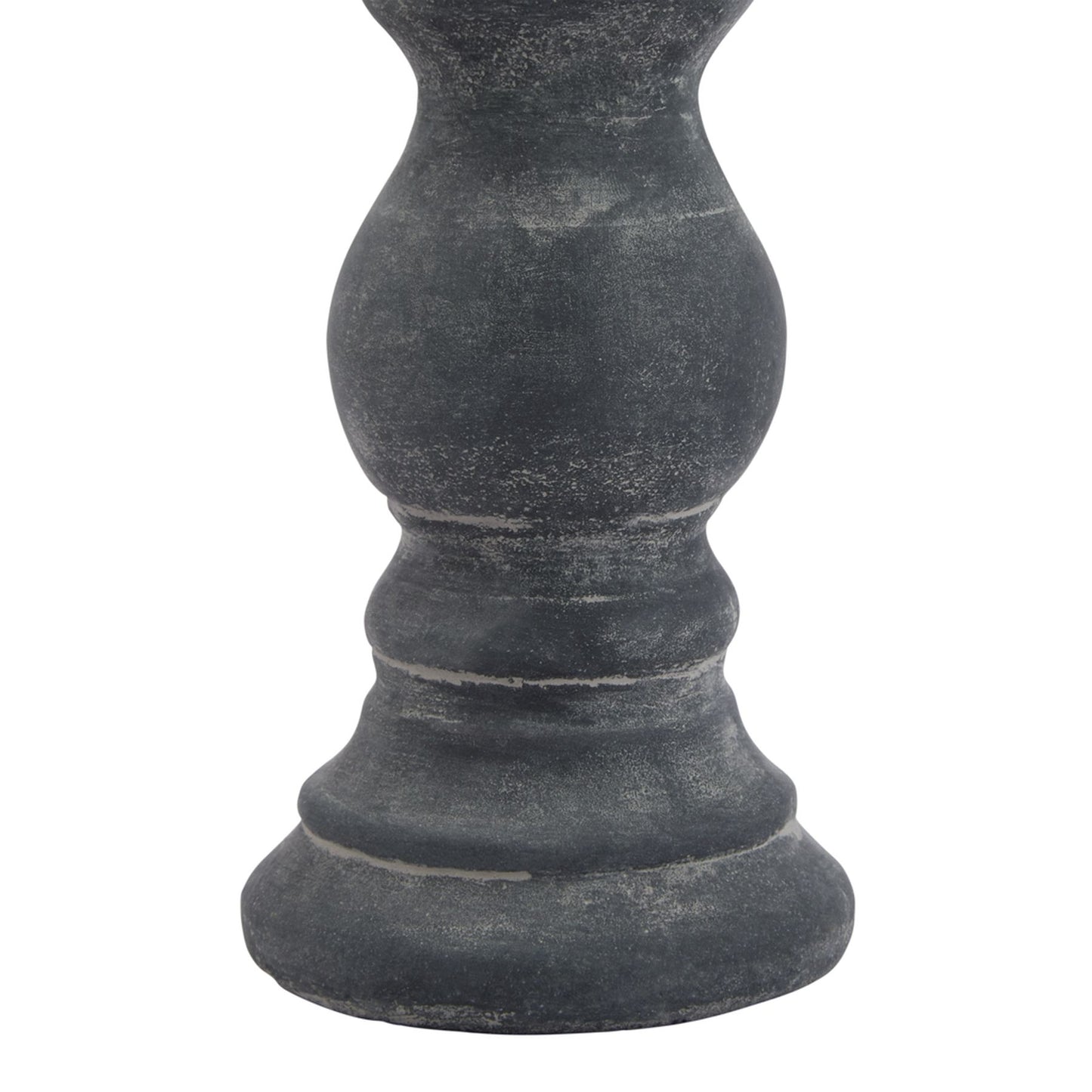 Amalfi Grey  Column Candle Holder - Small