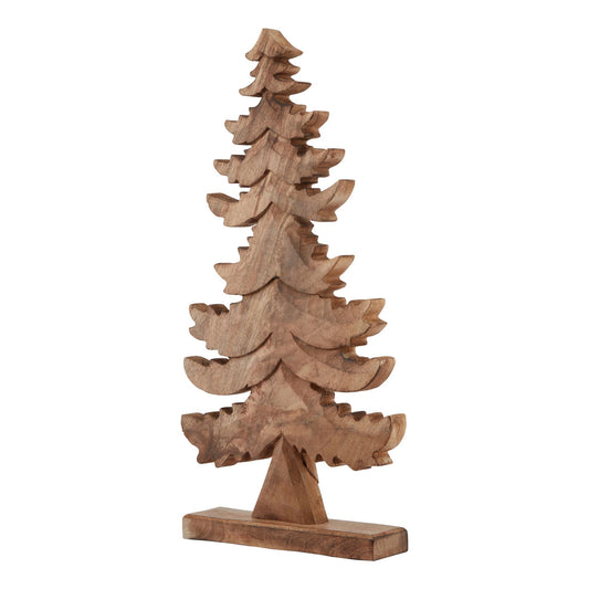 Natural Wooden Christmas Tree - Large