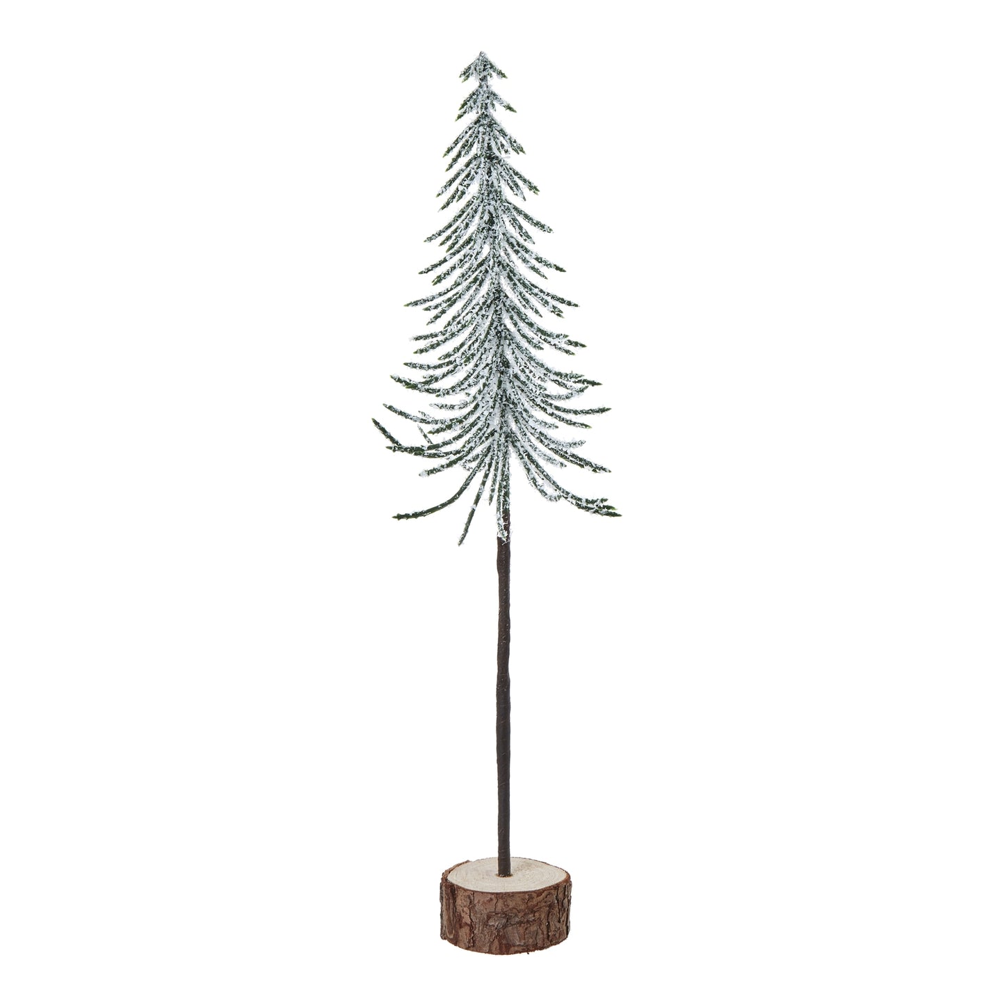 Snowy Spindle Tree In Wood Log - Medium