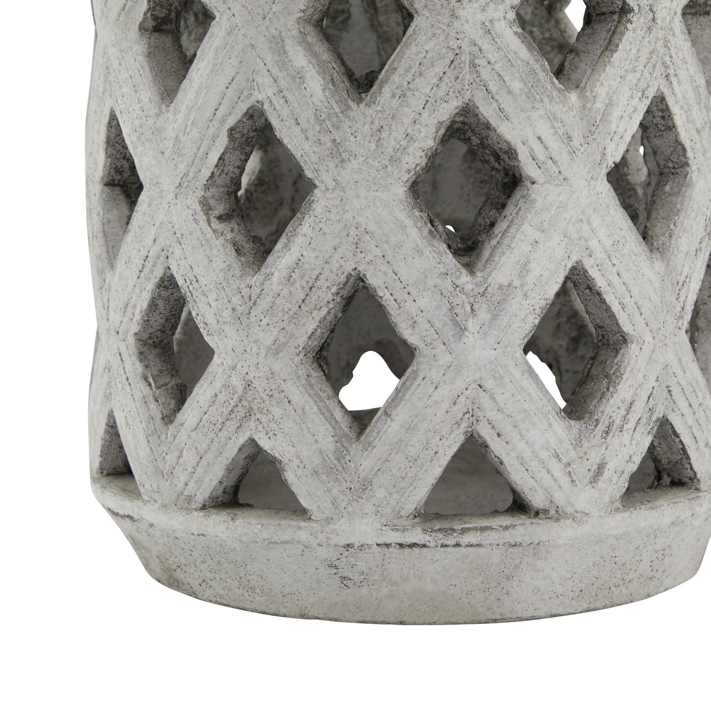 Athena Stone Lattice Lantern - Large