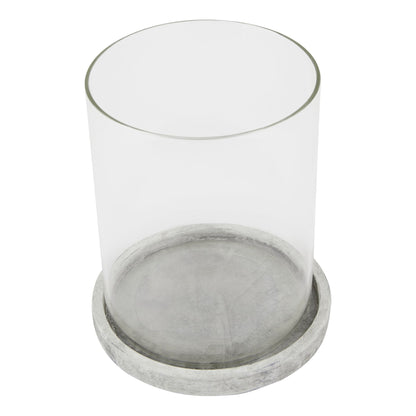 Athena Stone Hurricane Lantern - Large