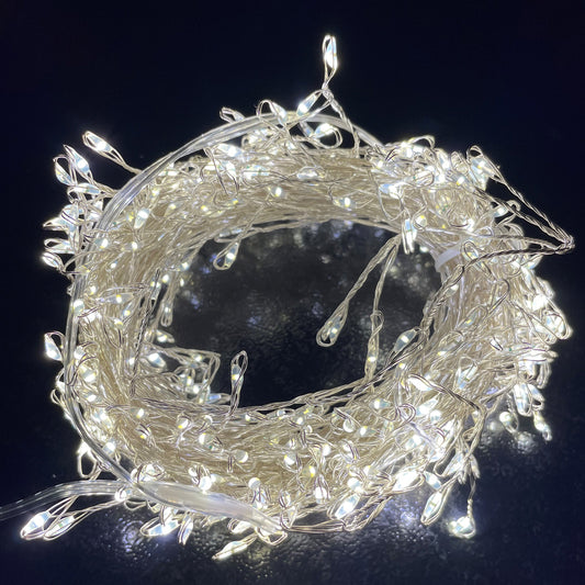 7 m Plug In LED Warm White Cluster Micro Light