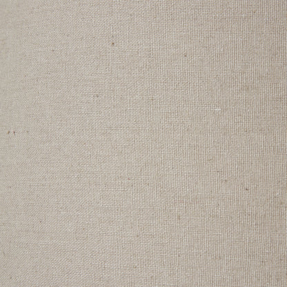 Ochre Carved Textured Table Lamp With Linen Shade