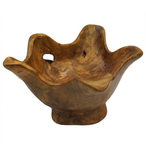Teak Round Bowl - Small