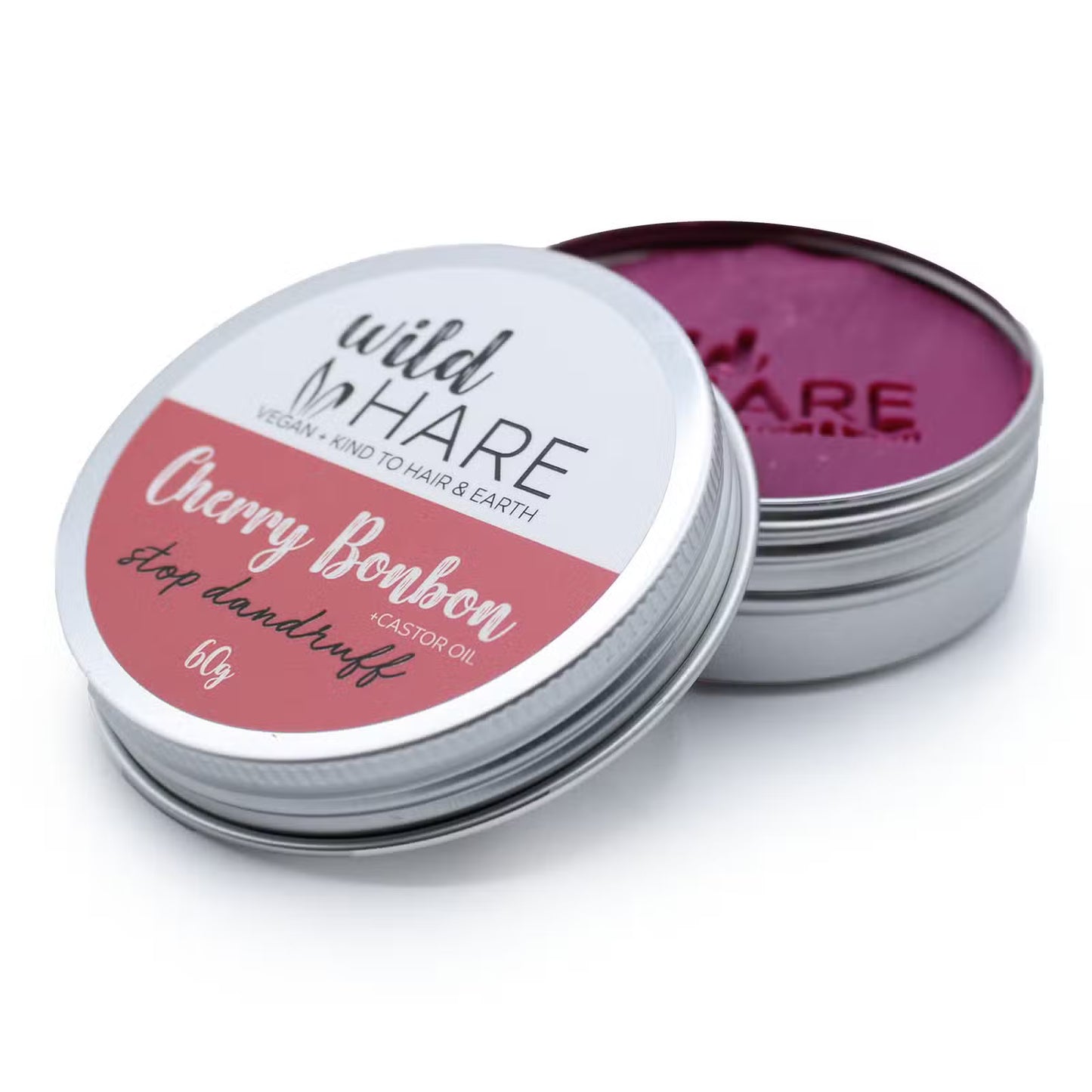 Wild Hare Solid Shampoo Bar - Cherry Bonbon - Stop Dandruff - 60 g