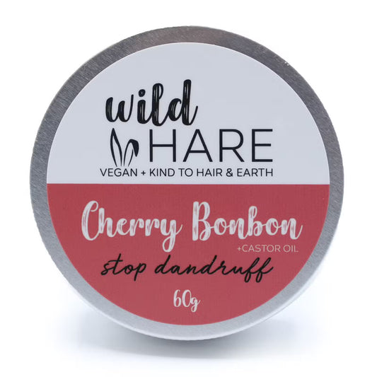 Wild Hare Solid Shampoo Bar - Cherry Bonbon - Stop Dandruff - 60 g