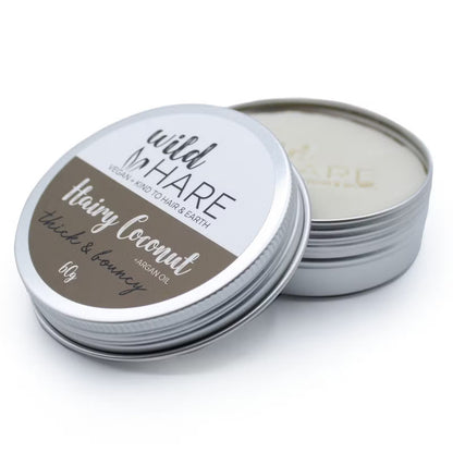 Wild Hare Solid Shampoo Bar - Hairy Coconut - Thick & Bouncy - 60 g