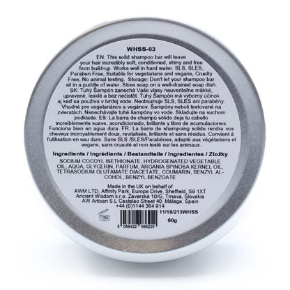 Wild Hare Solid Shampoo Bar - Hairy Coconut - Thick & Bouncy - 60 g