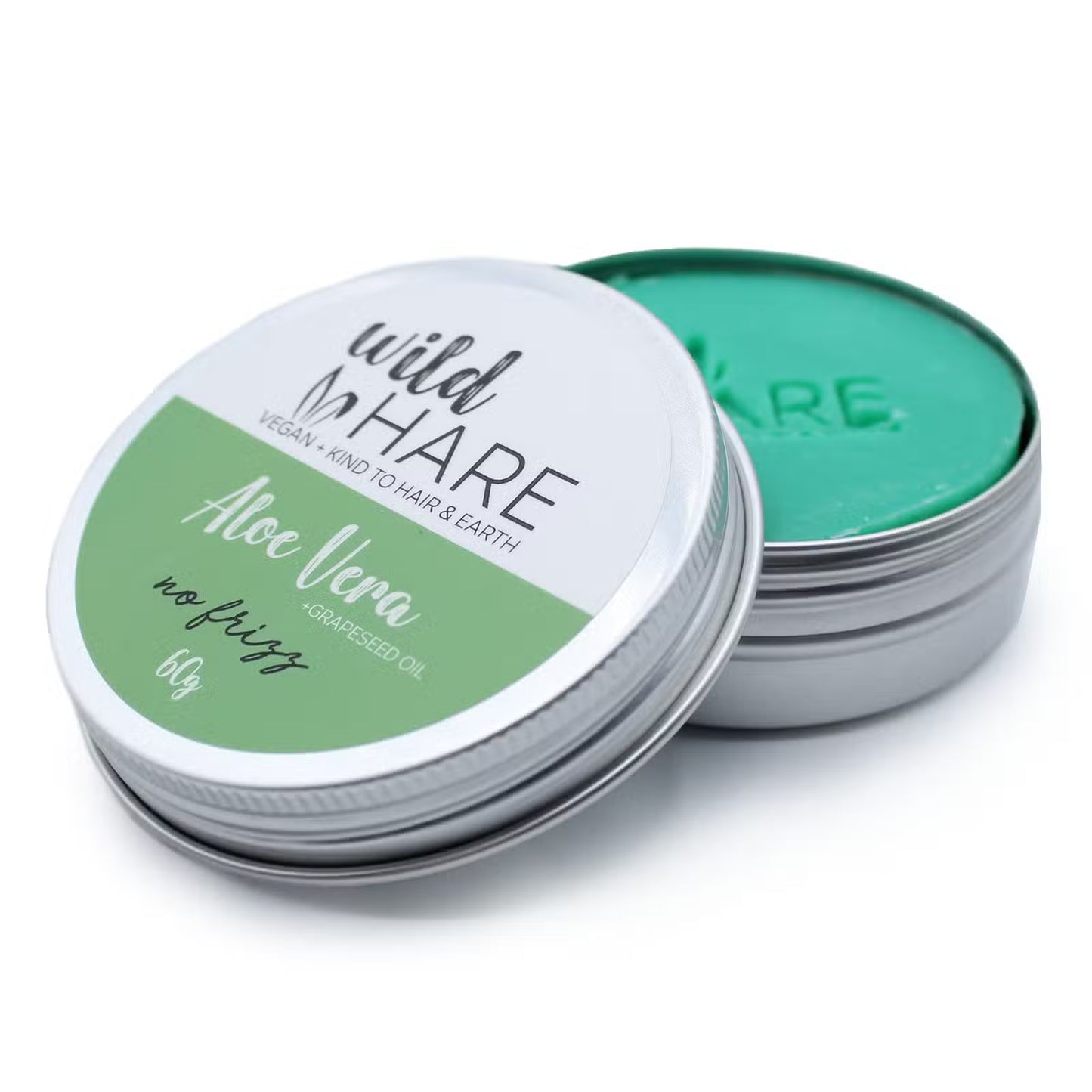 Wild Hare Solid Shampoo Bar - Aloe Vera - No Frizz - 60 g